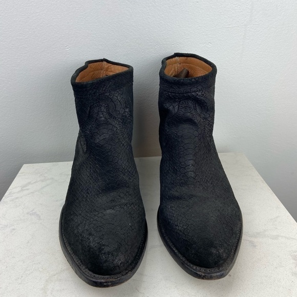 Mezcalero Snakeskin Leather Western Southwestern Made in Mexico Boots - Picture 3 of 12